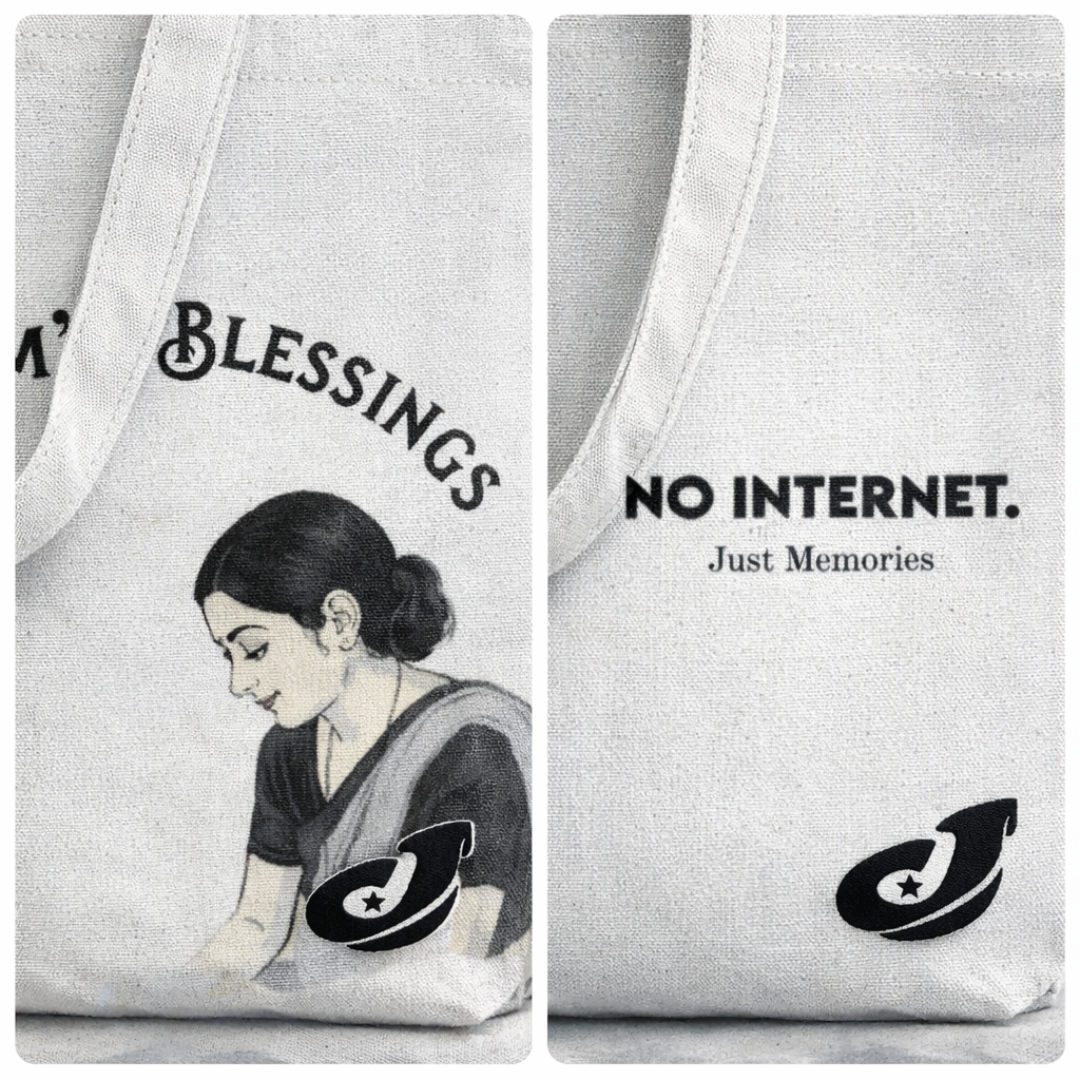 Mom’s Blessings Canvas Tote – Premium Emotional Gift Bag