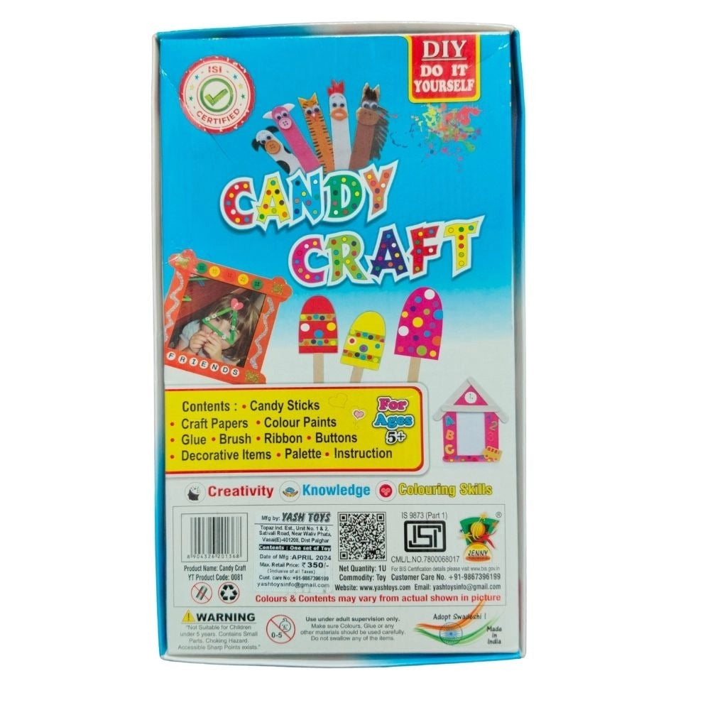 Candy Craft Educational Cardboard Toy Kit for Kids 5+ Years | Learning & Education Toy