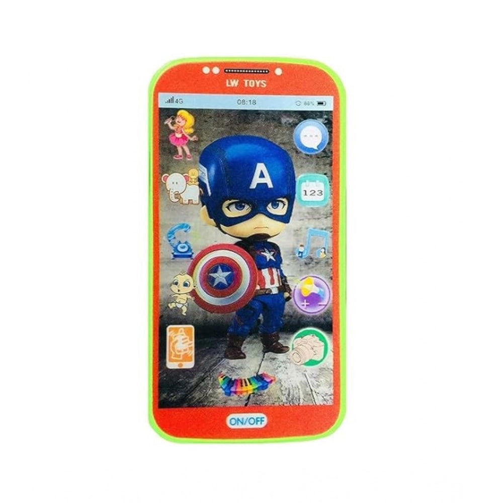 Generic Plastic Mobile Smartphone With Touch Screen And Multiple Sound Effects (Multicolor )