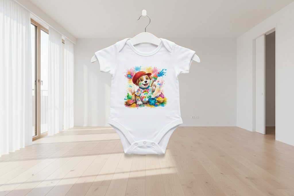 ChunnuJi Holi Baby Romper – 100% Cotton 180 GSM | Soft Festival Bodysuit for Babies 0-12 Months | Premium Kids Wear | ChunnuJiMart