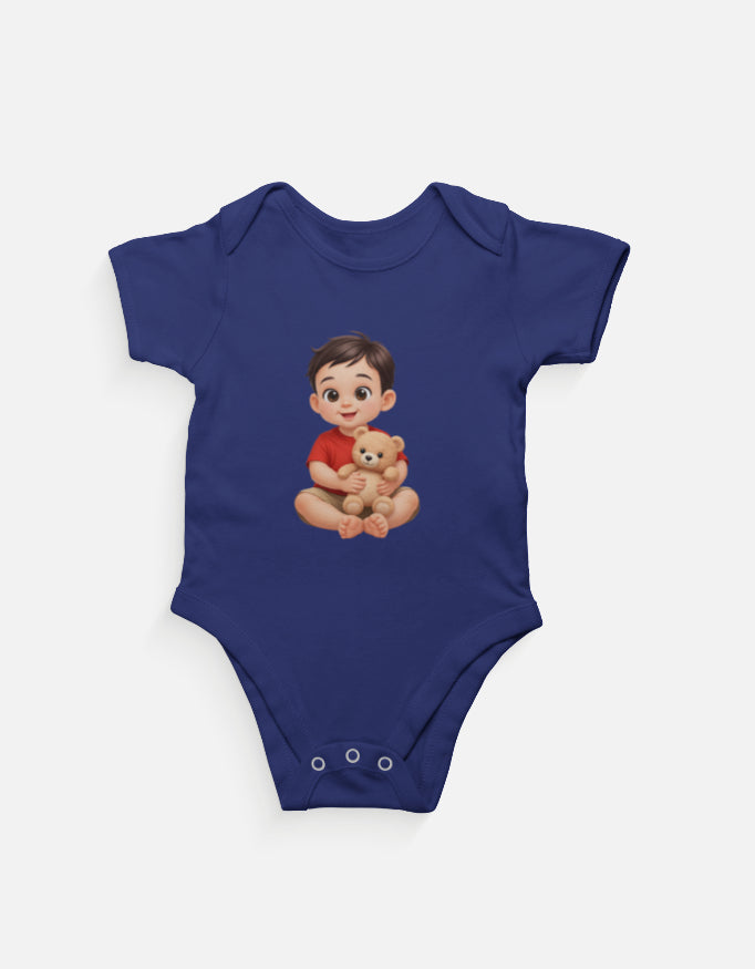 Chunnu Ji Baby Romper for 6–18 Months | Soft Cotton Infant Romper with Cute Print