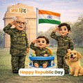 I Love My India – Republic Day Tracing & Coloring Book for Kids