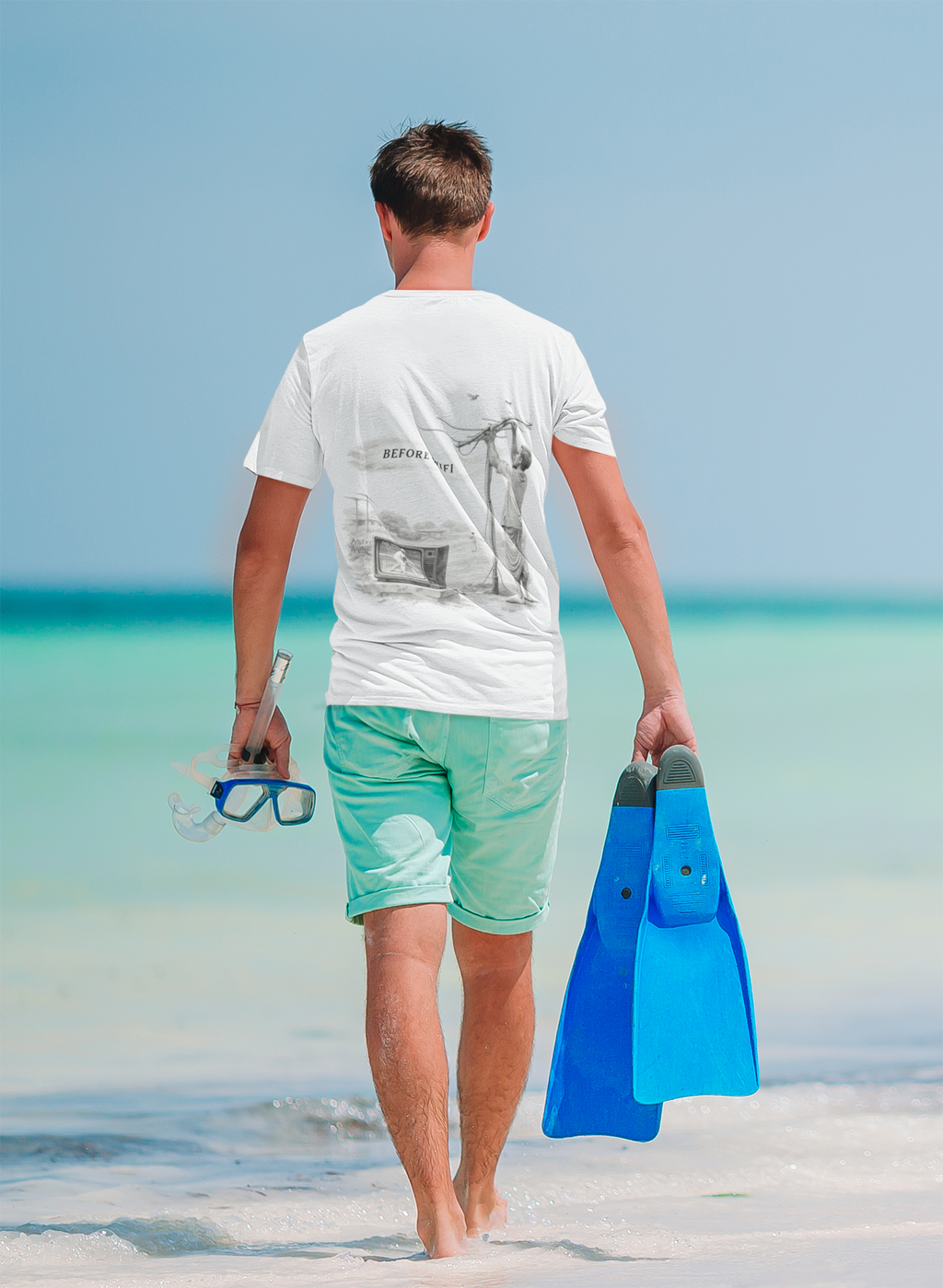 Before WiFi – A ChunnuJi Urban Nostalgia Oversized Tee