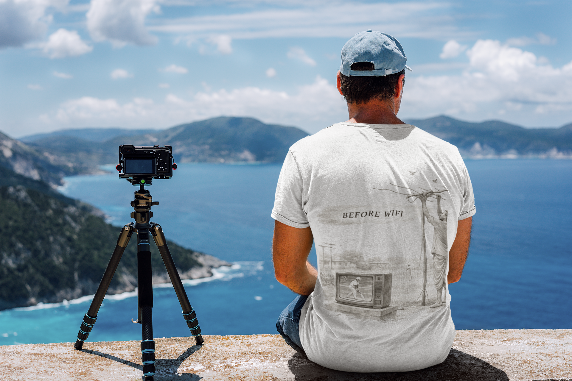 Before WiFi – A ChunnuJi Urban Nostalgia Oversized Tee