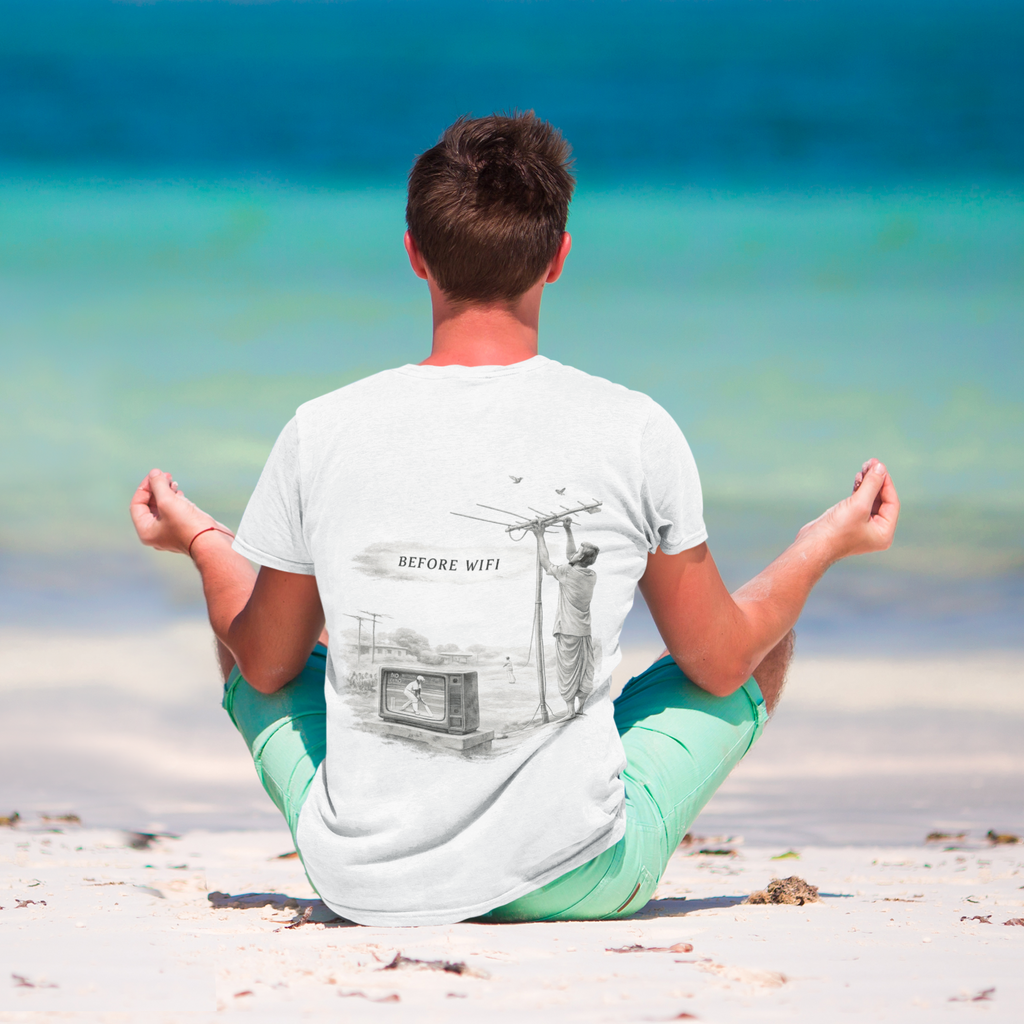 Before WiFi – A ChunnuJi Urban Nostalgia Oversized Tee