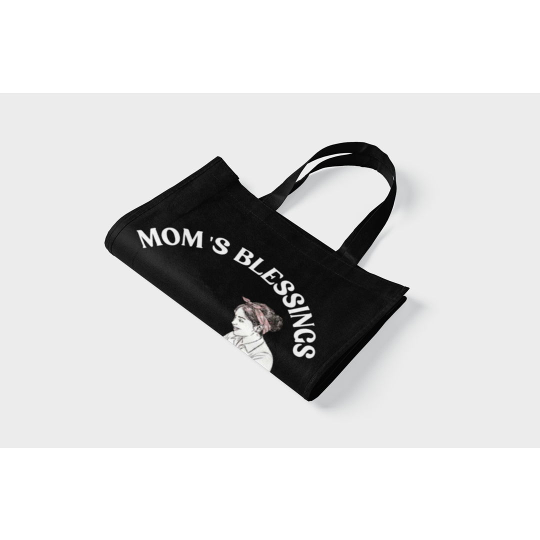 Mom’s Blessings Tote Bag | Premium 300 GSM Canvas Eco Bag | Old Memories Design
