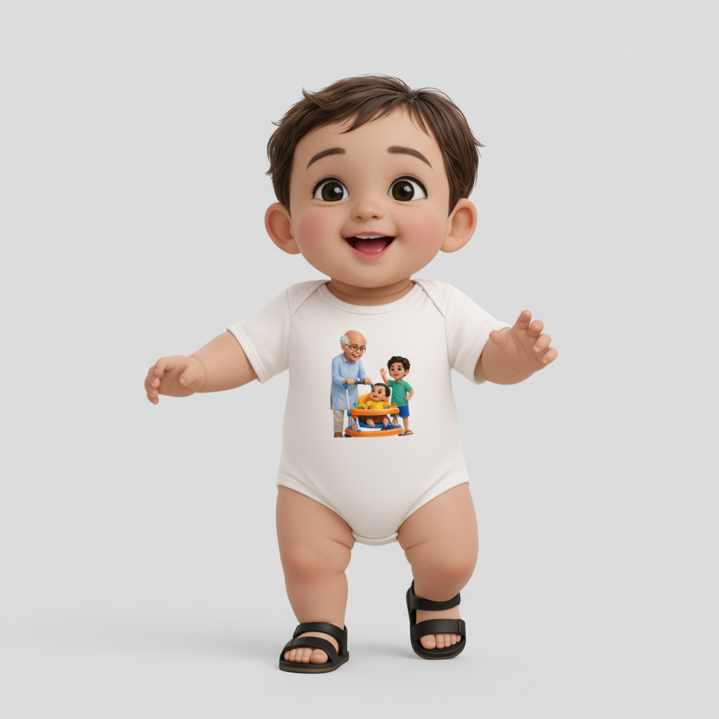 ChunnuJi Little Star Bodysuit- Super combed 100% cotton