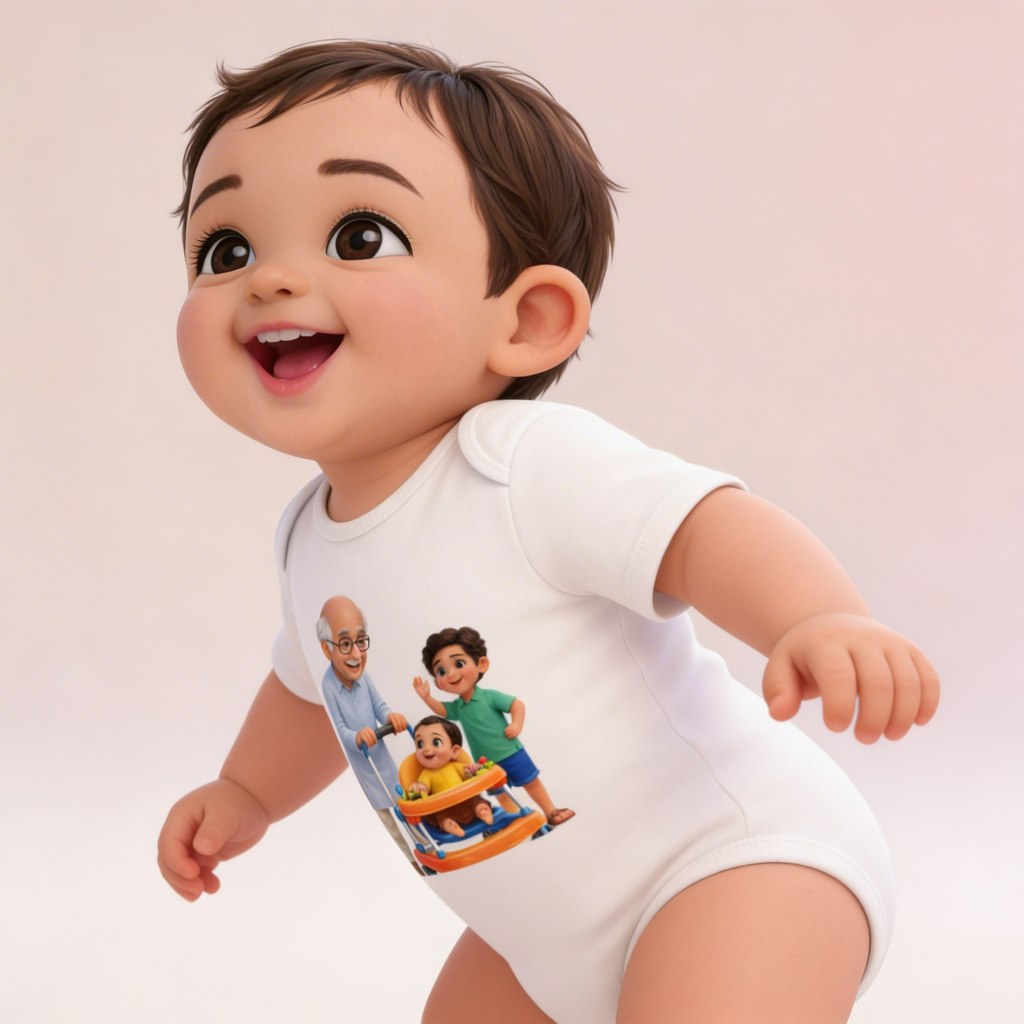 ChunnuJi Little Star Bodysuit- Super combed 100% cotton