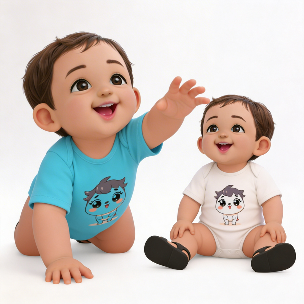 ChunnuJi Premium Cotton Baby Bodysuit - Kids Rompers- Soft Newborn Onesiefor For Daily Comfort | Unisex Infant Wea