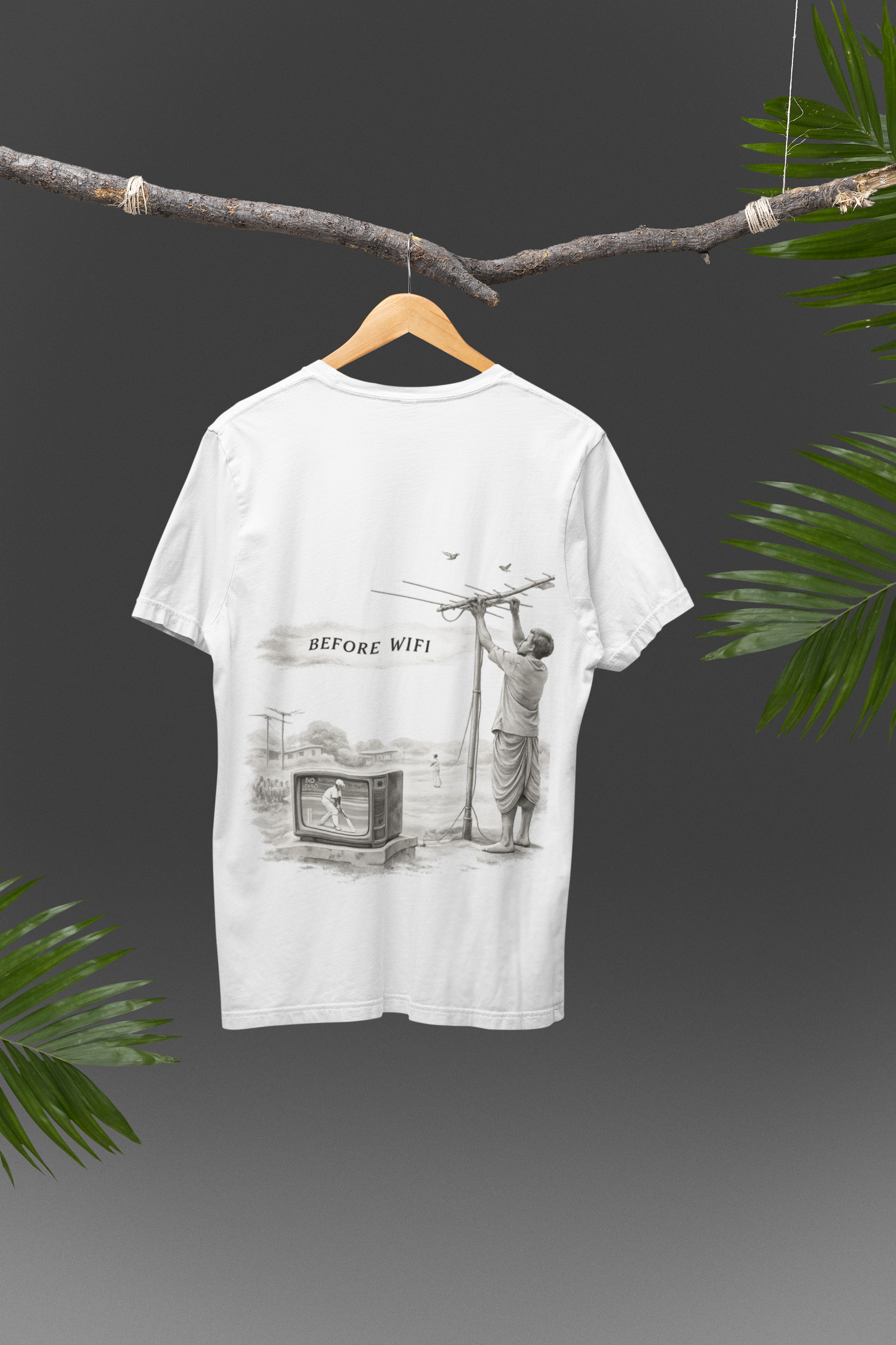 Before WiFi – A ChunnuJi Urban Nostalgia Oversized Tee