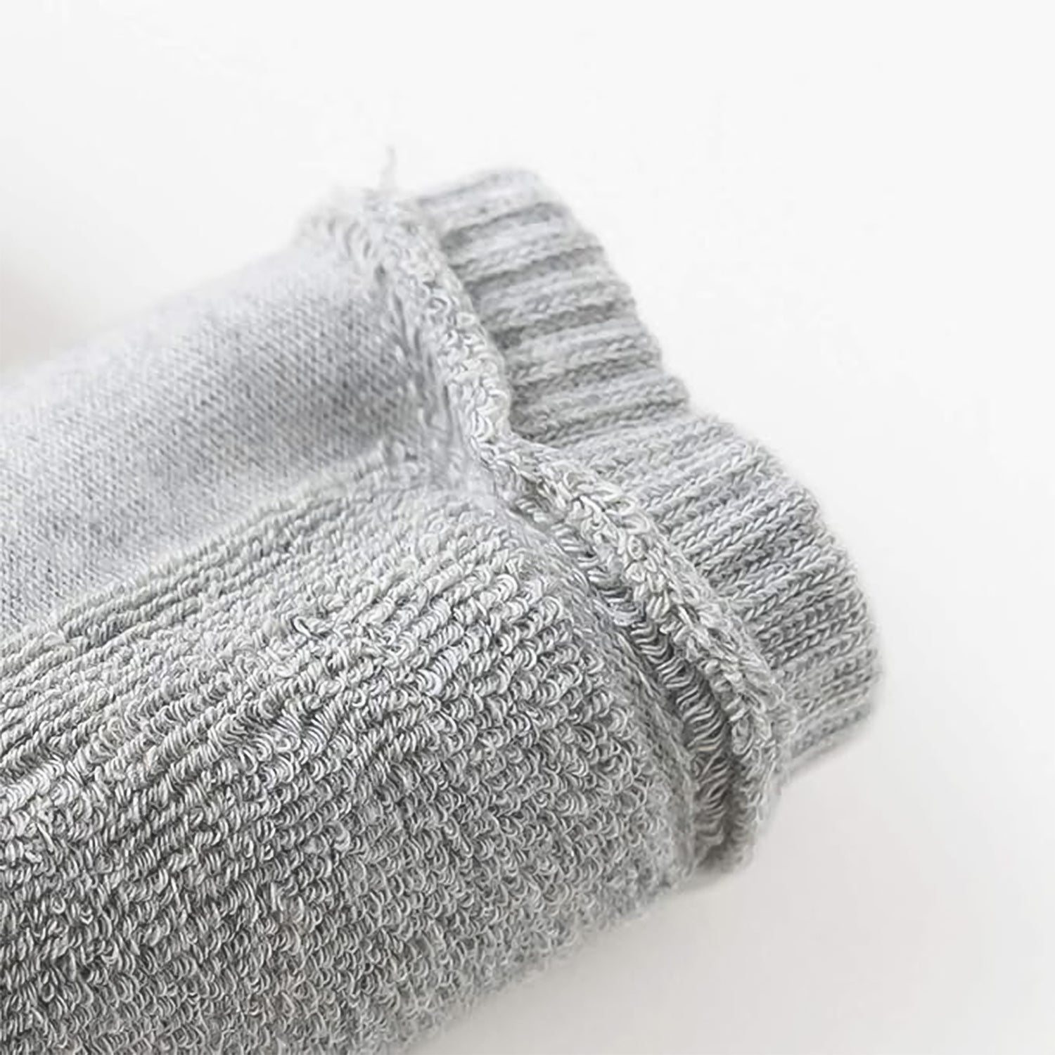 Light Grey Toddler Wool Knit Leg Warmer (Knee Guard) - Baby Care